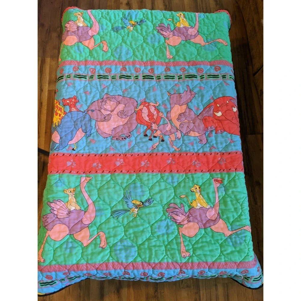 Disney Lion King Quilted Crib‎ Blanket Sheet Set